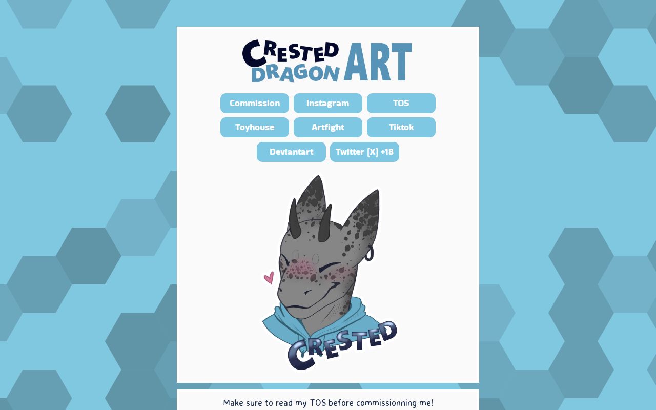 Carrd profile picture for @crested